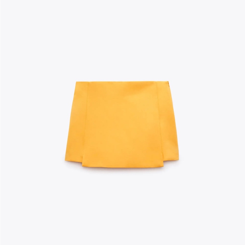Zara Asymmetrical Skort in Orange - Picture 10 of 13